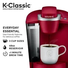 K-Classic Single Serve K-Cup Pod Coffee Maker